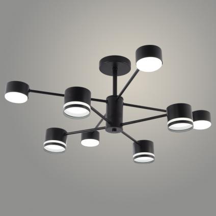 Люстра XI1032/8 BK черный 8х15W GX53 d780 h300, HN25